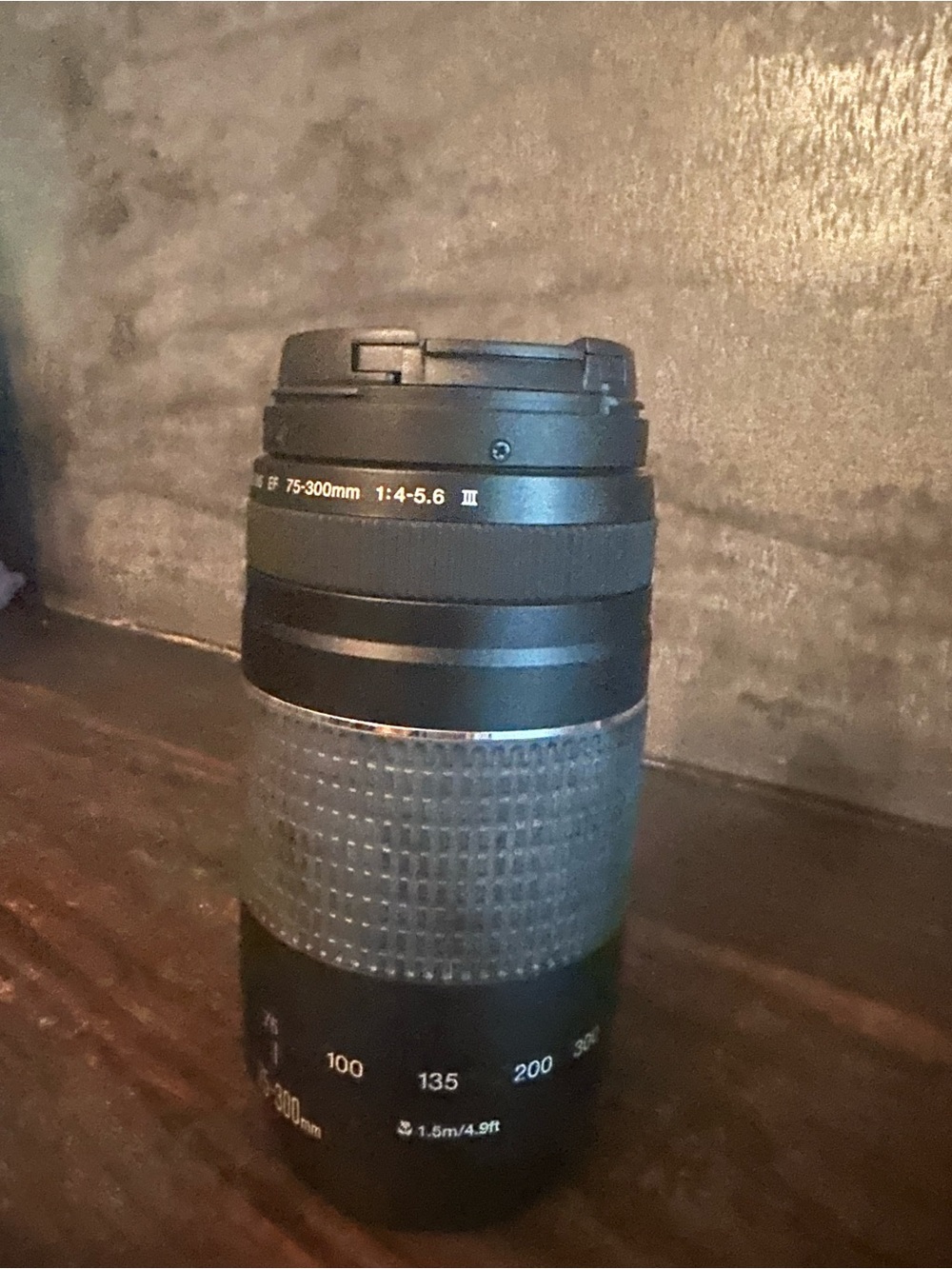 Canon 75-300mm Telephoto Zoom Lens in Black